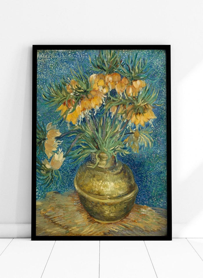 Van Gogh Imperial Fritillaries in a Copper Vase Art Print_Sugar & Canvas_Sugar & Canvas