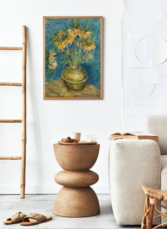 Van Gogh Imperial Fritillaries in a Copper Vase Art Print_Sugar & Canvas_Sugar & Canvas