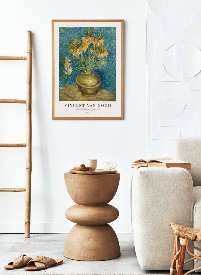 Van Gogh Imperial Fritillaries in a Copper Vase Art Print_Sugar & Canvas_Sugar & Canvas