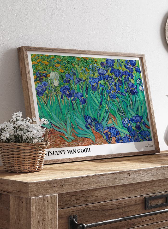 Van Gogh Irises 1889 Art Print