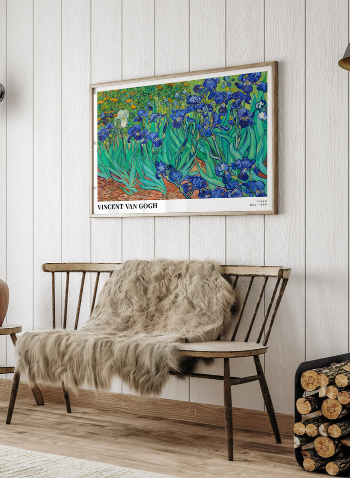 Van Gogh Irises 1889 Art Print