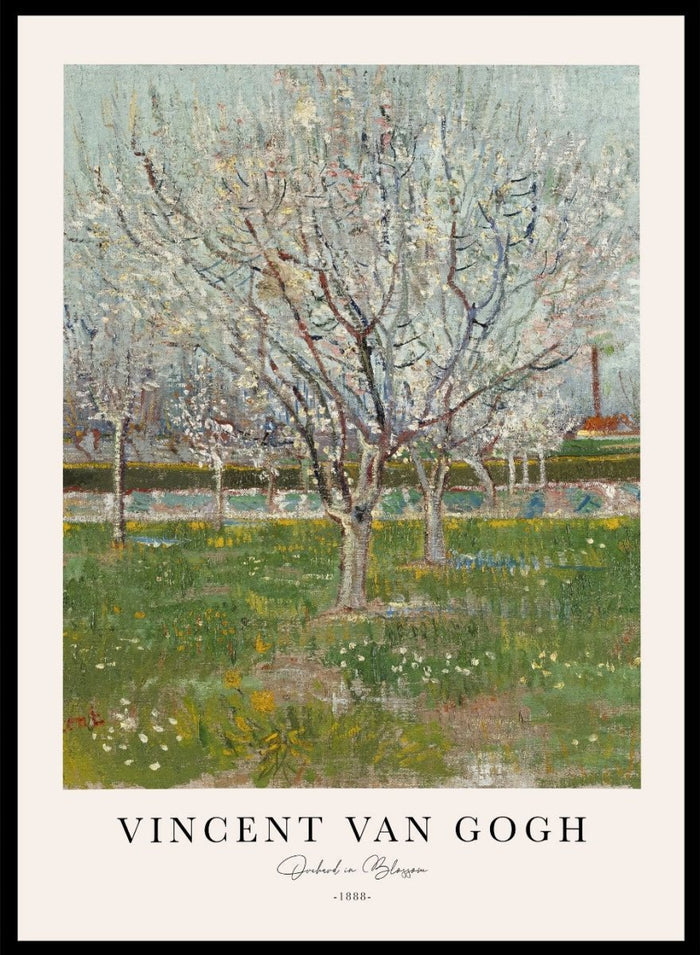 Van Gogh Orchard in Blossom (Plum Trees) Art Print_Sugar & Canvas_Vincent Van Gogh