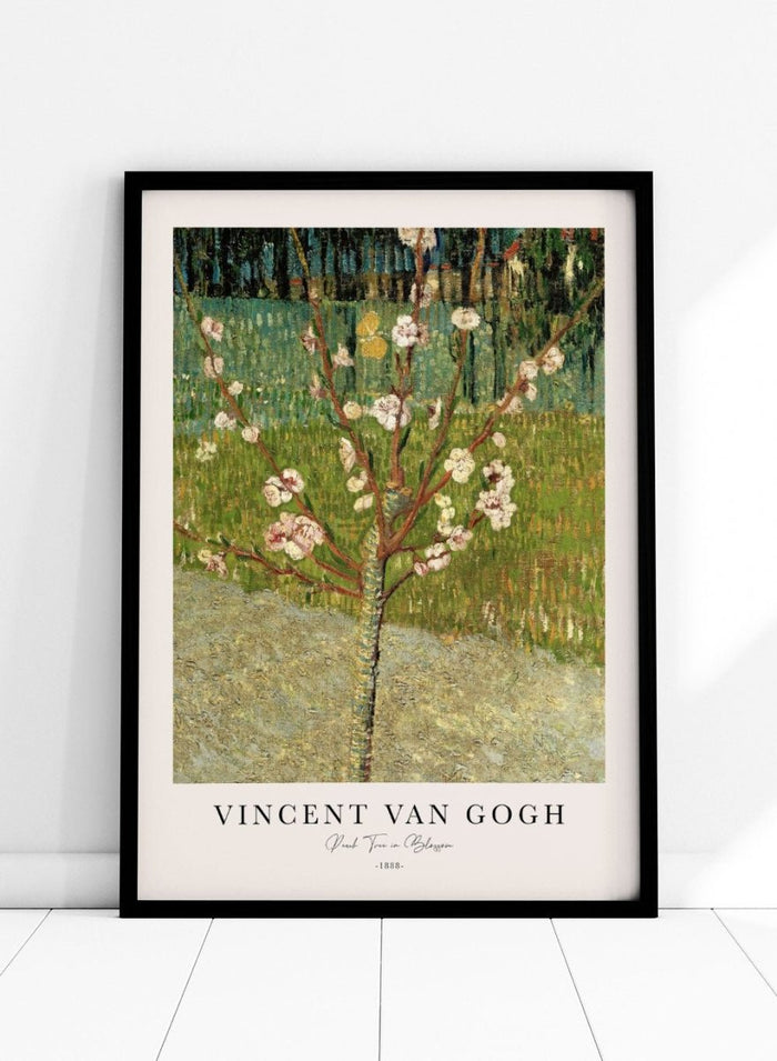 Van Gogh Peach Tree in Blossom Art Print_Sugar & Canvas_Vincent Van Gogh