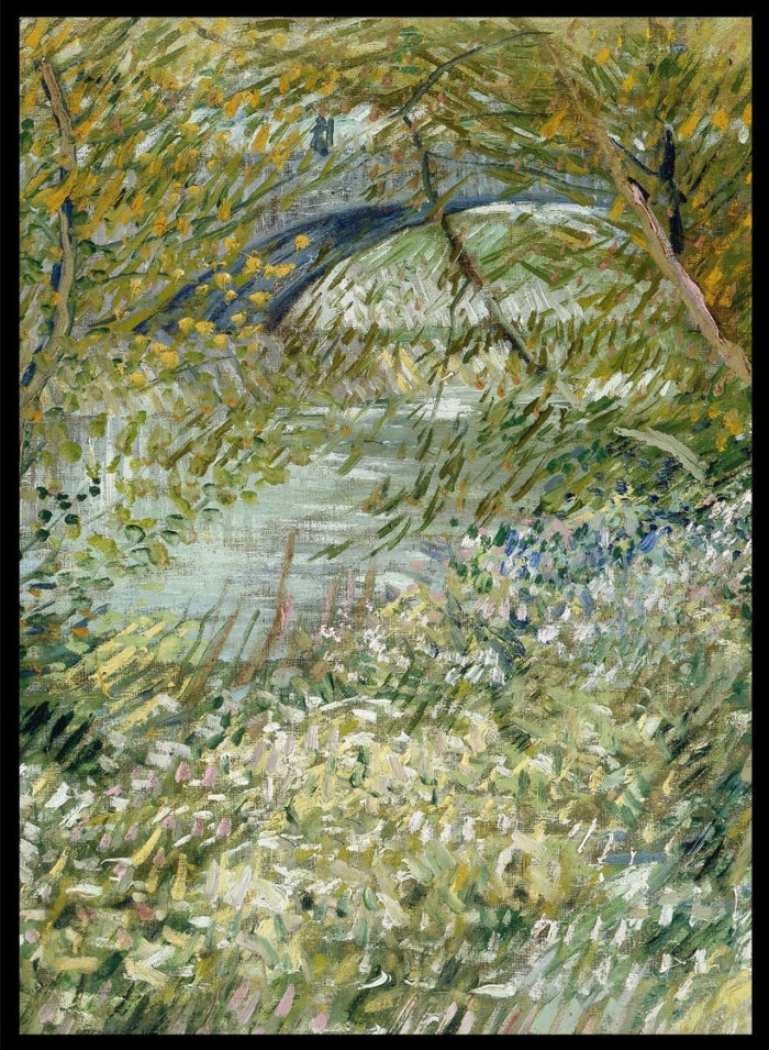 Van Gogh River Bank in Springtime Art Print_Sugar & Canvas_Sugar & Canvas