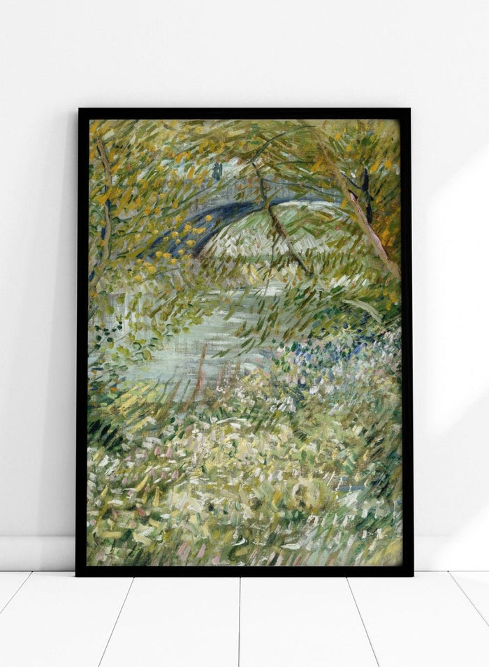 Van Gogh River Bank in Springtime Art Print_Sugar & Canvas_Sugar & Canvas