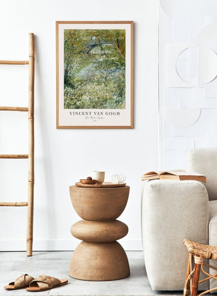 Van Gogh River Bank in Springtime Art Print_Sugar & Canvas_Vincent Van Gogh