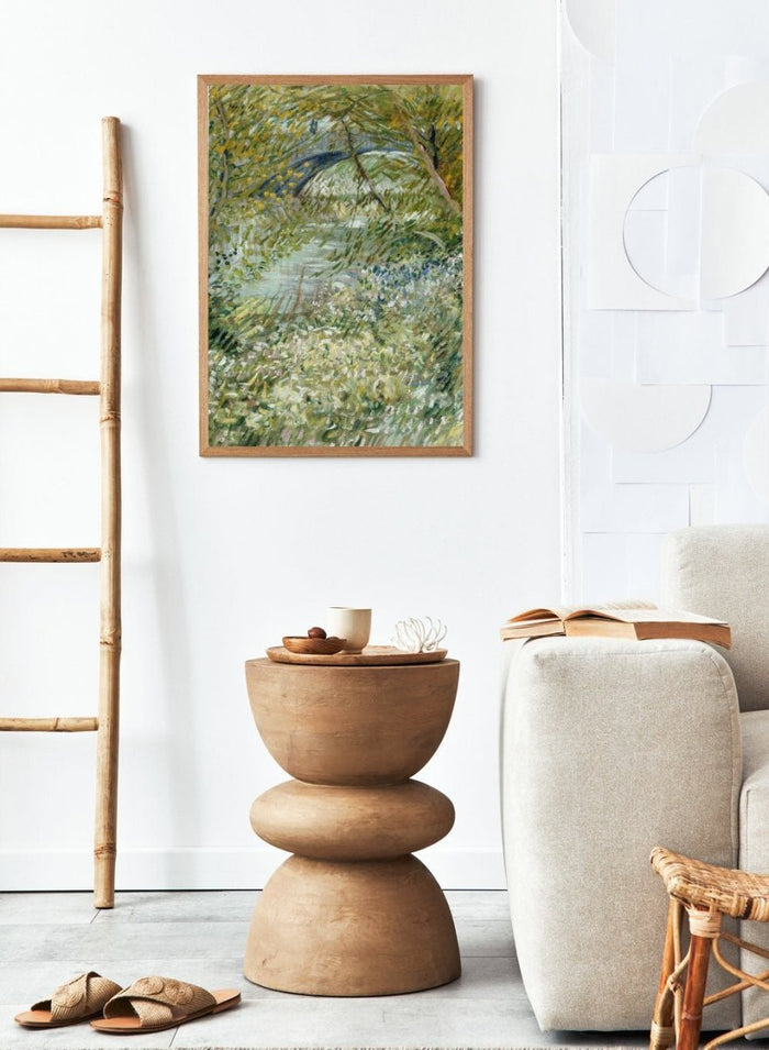 Van Gogh River Bank in Springtime Art Print_Sugar & Canvas_Sugar & Canvas