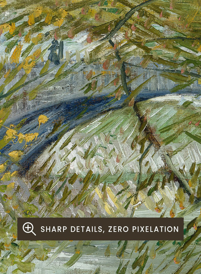 Van Gogh River Bank in Springtime Art Print_Sugar & Canvas_Sugar & Canvas