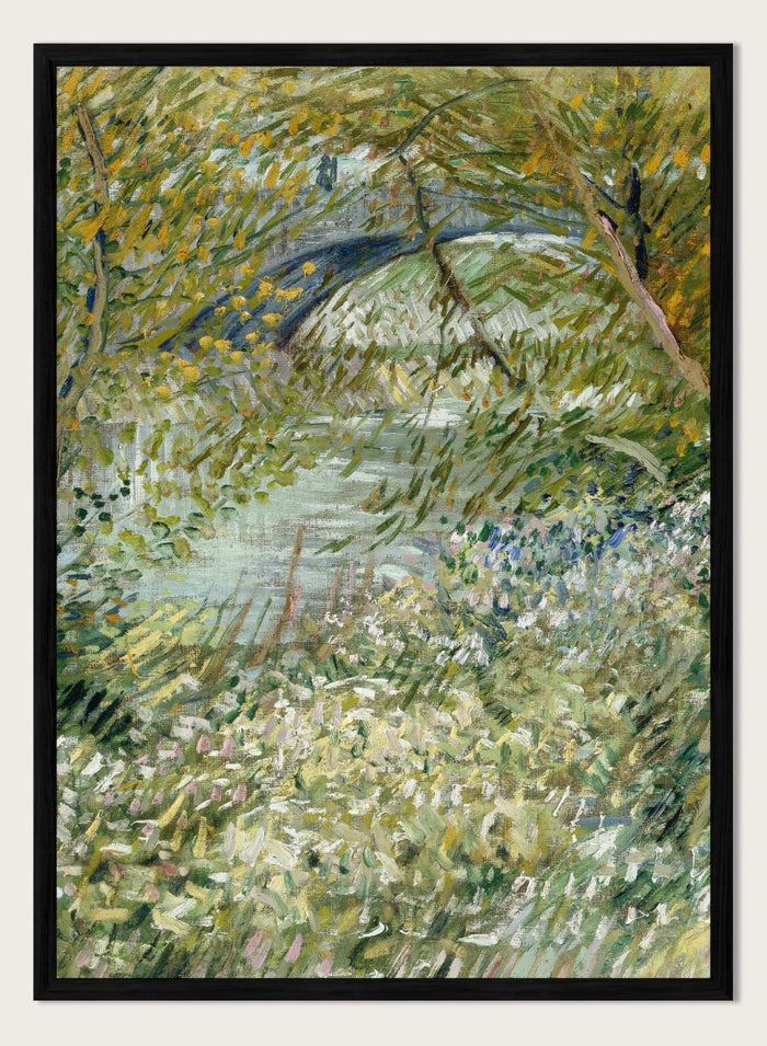 Van Gogh River Bank in Springtime Art Print_Sugar & Canvas_Sugar & Canvas
