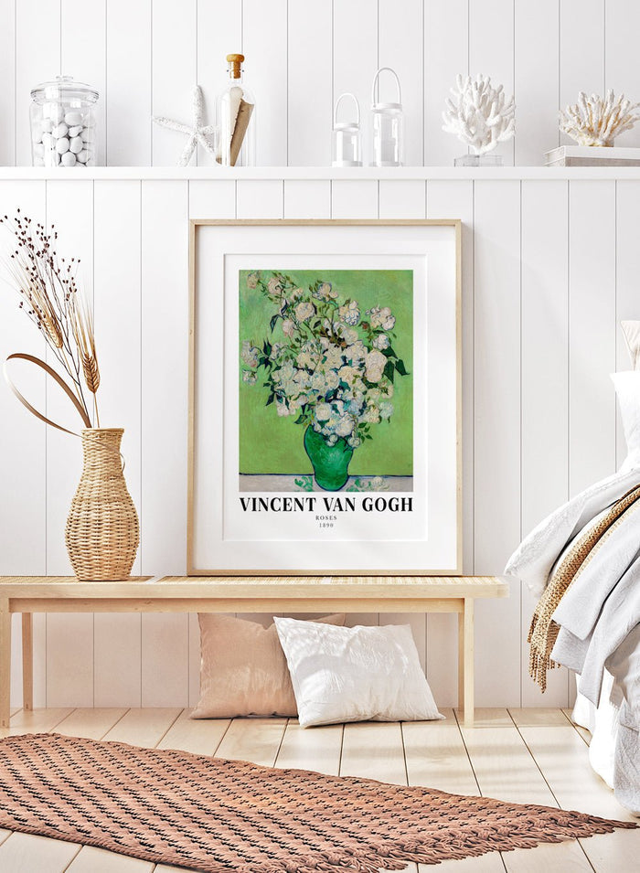 Van Gogh Roses 1890 Art Print_Sugar & Canvas