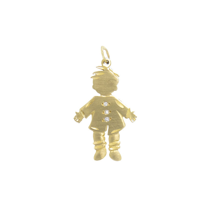 Vault Collection Gold & Diamond Child Charm
