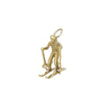 Vault Collection Gold Skier Charm