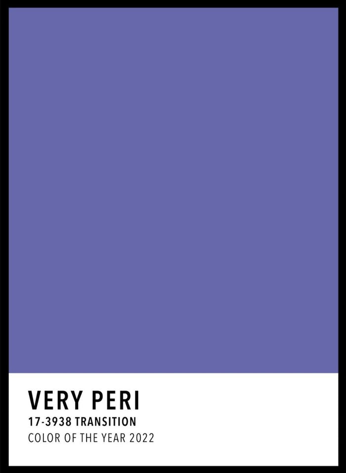 Very Peri Color Card Art Print_Sugar & Canvas_Sugar & Canvas