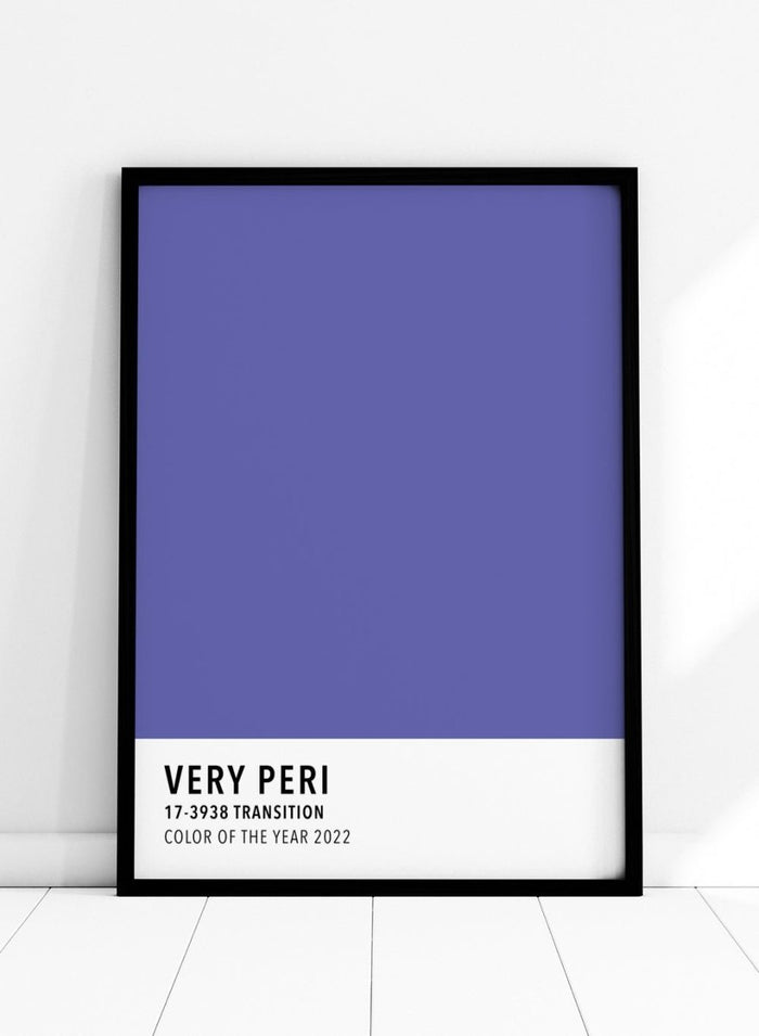 Very Peri Color Card Art Print_Sugar & Canvas_Sugar & Canvas