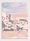 "View of a Town" Art Print_Sugar & Canvas_Hercules Brabazon Brabazon