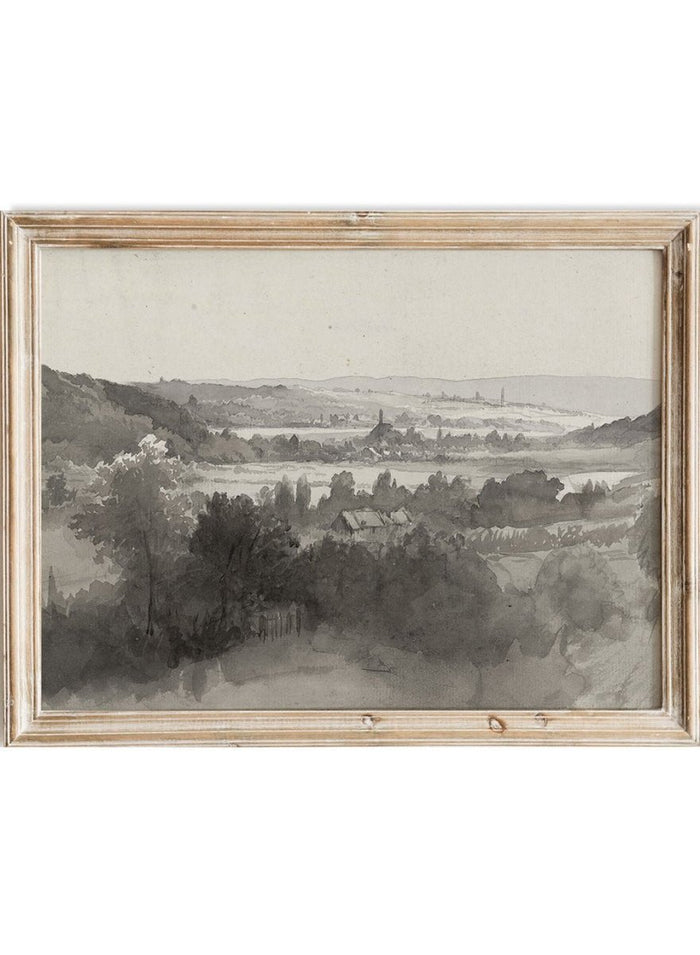 "View of a Valley" Art Print_Sugar & Canvas_Willem Bodeman