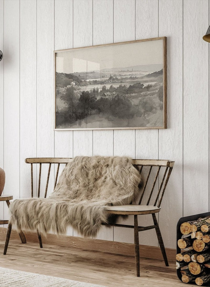"View of a Valley" Art Print_Sugar & Canvas_Willem Bodeman