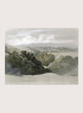 "View of Berry Pomeroy Castle" Art Print_Sugar & Canvas_William Brockedon