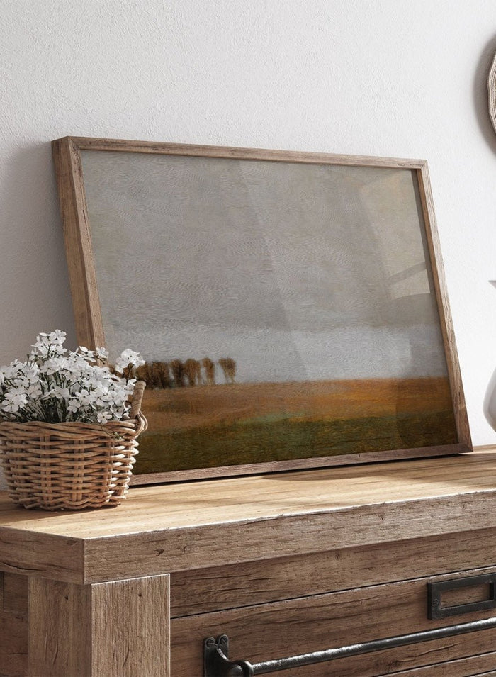 "View of Jægersborg Allé" Art Print_Sugar & Canvas_Vilhelm Hammershøi