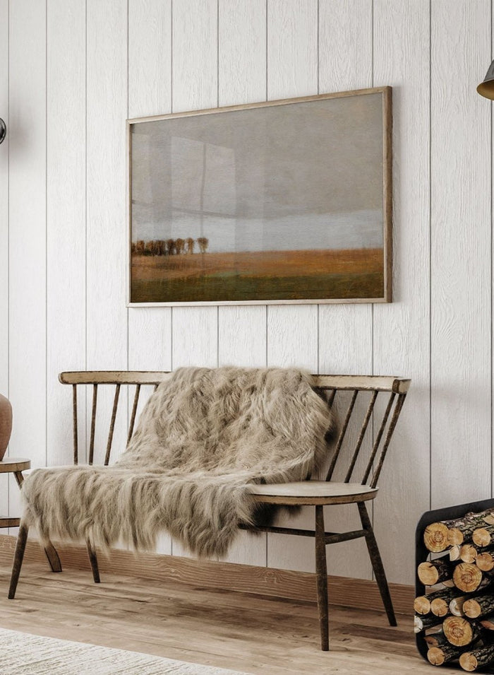 "View of Jægersborg Allé" Art Print_Sugar & Canvas_Vilhelm Hammershøi