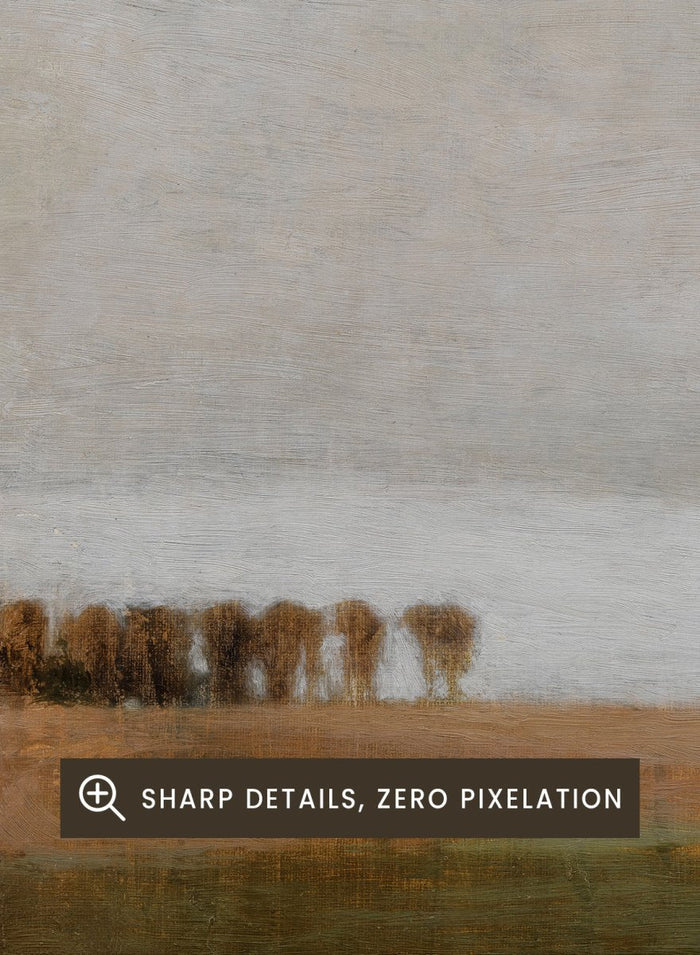 "View of Jægersborg Allé" Art Print_Sugar & Canvas_Vilhelm Hammershøi