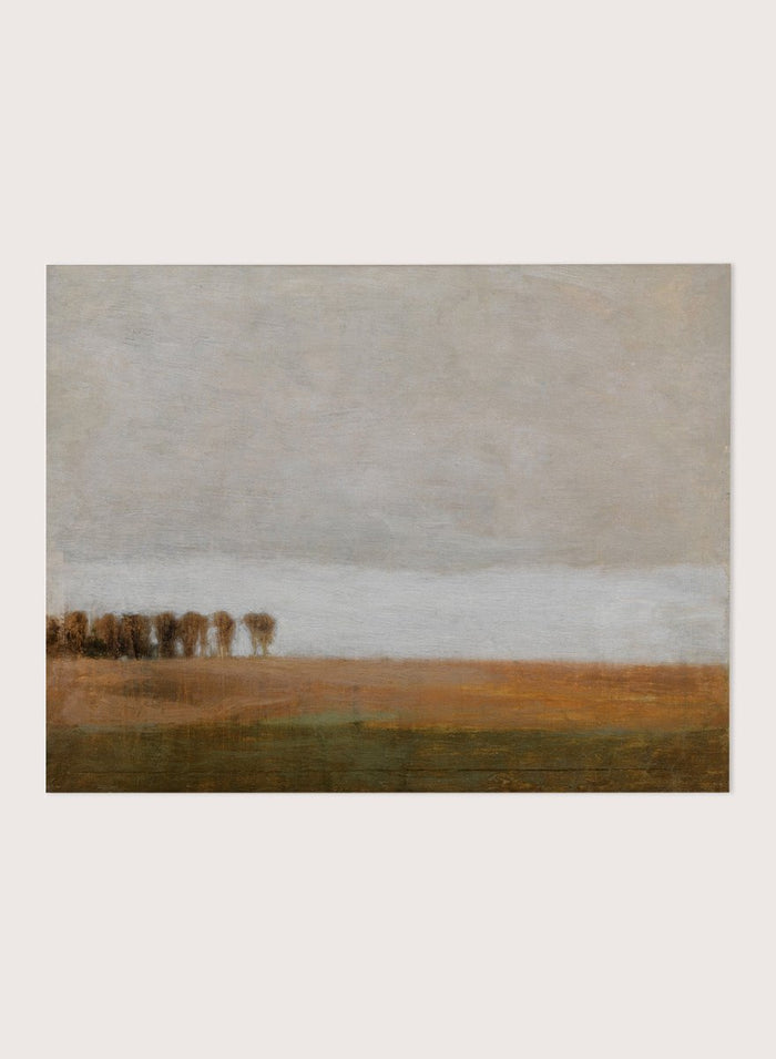 "View of Jægersborg Allé" Art Print_Sugar & Canvas_Vilhelm Hammershøi