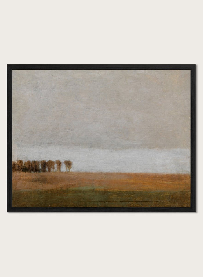 "View of Jægersborg Allé" Art Print_Sugar & Canvas_Vilhelm Hammershøi