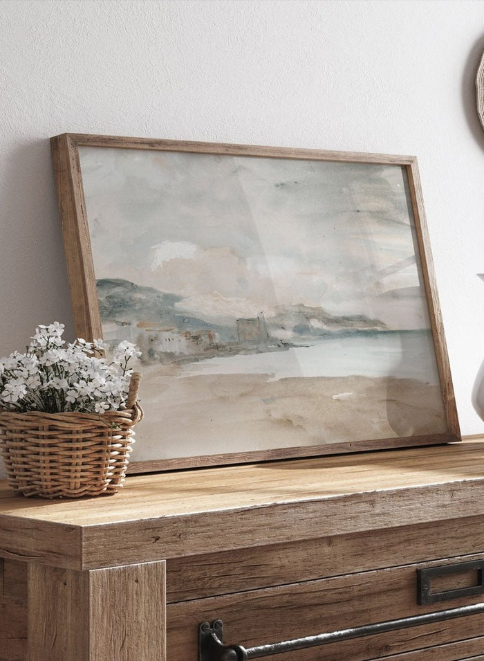 "View of Nice" Art Print_Sugar & Canvas_Hercules Brabazon Brabazon