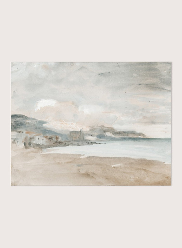 "View of Nice" Art Print_Sugar & Canvas_Hercules Brabazon Brabazon