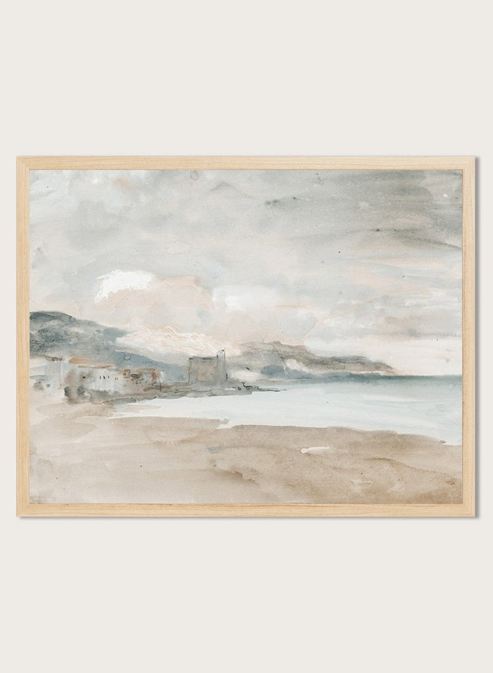 "View of Nice" Art Print_Sugar & Canvas_Hercules Brabazon Brabazon