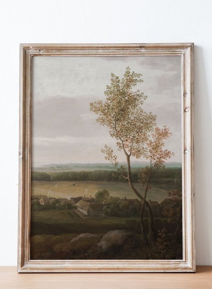 "View of the Country near Jægerspris" Art Print_Sugar & Canvas_Jens Juel