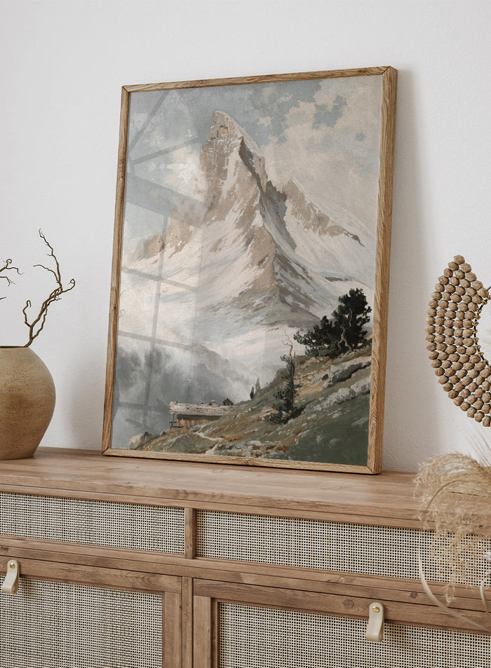 "View of the Matterhorn" Art Print
