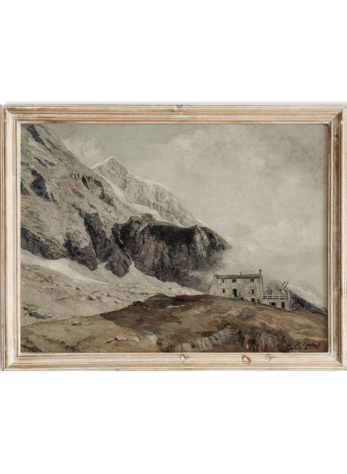"View to the Mainzer Hütte" Art Print_Sugar & Canvas_Marie Egner