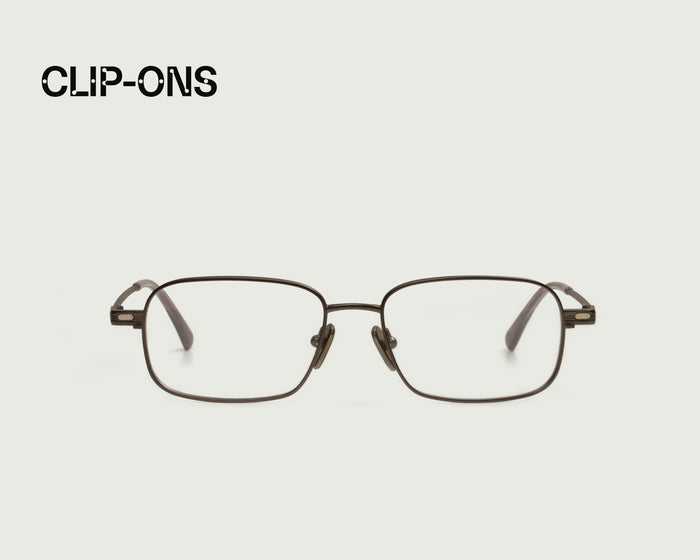 Gunmetal-Midnight Polarized::Viggo Eyeglasses pilot Black metal front 1