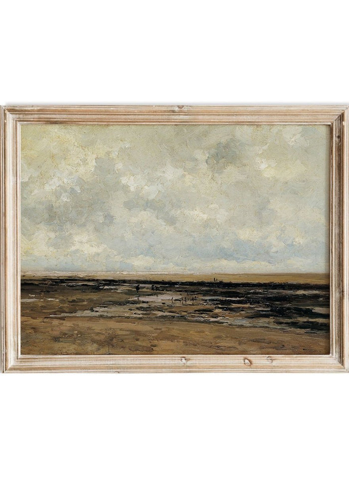 "Villerville Beach, Normandy" Art Print_Sugar & Canvas_Carlos de Haes