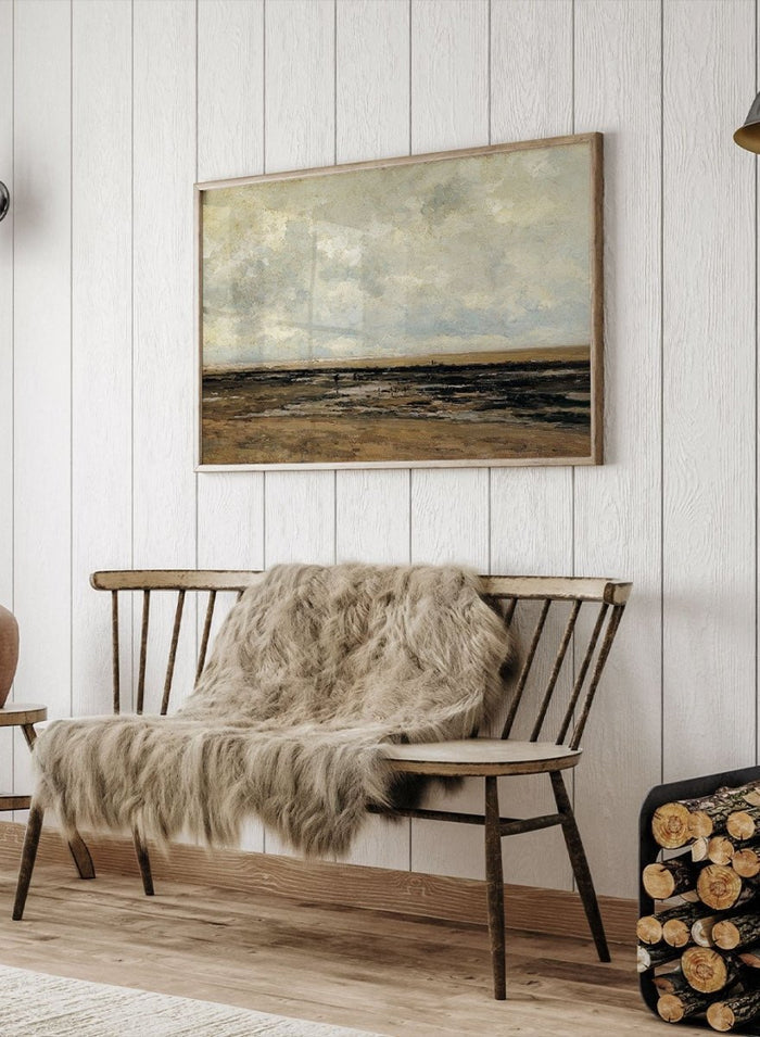 "Villerville Beach, Normandy" Art Print_Sugar & Canvas_Carlos de Haes