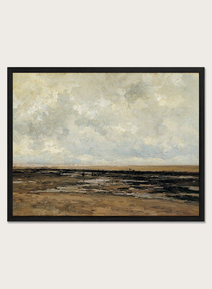"Villerville Beach, Normandy" Art Print_Sugar & Canvas_Carlos de Haes