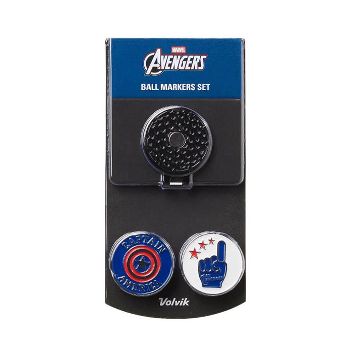 Volvik Marvel Hat Clip & Ball Markers Set