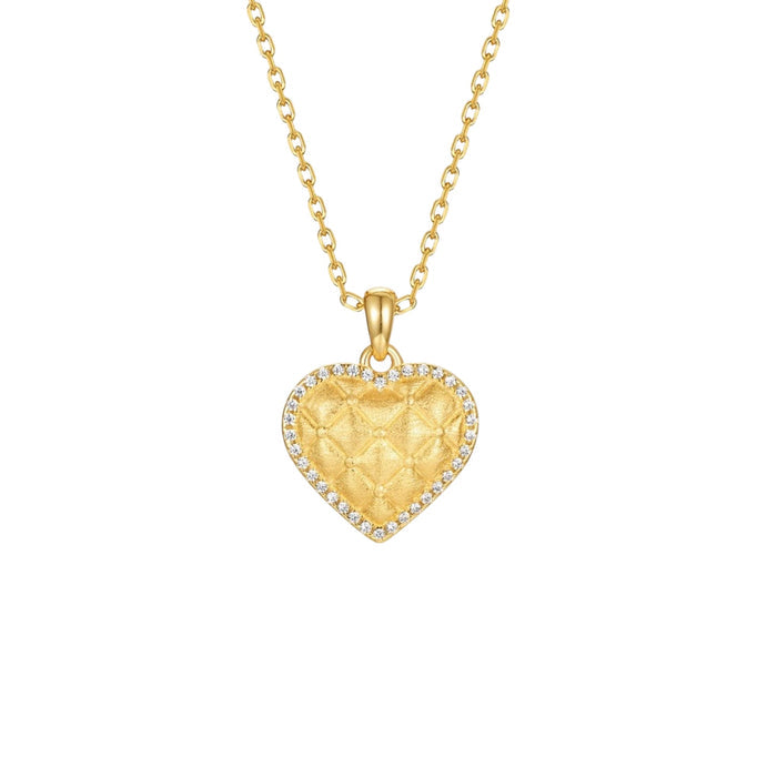 Wanda 14K Gold Heart Necklace