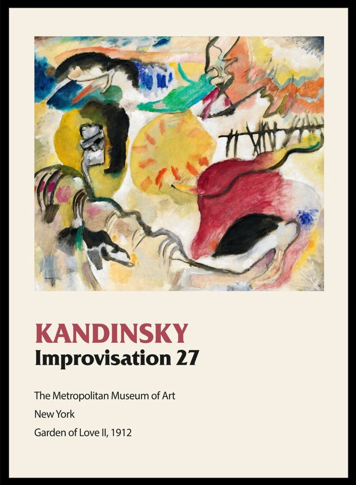 Wassily Kandinsky Improvisation 27 (Garden of Love II) Art Print_Sugar & Canvas_Wassily Kandinsky