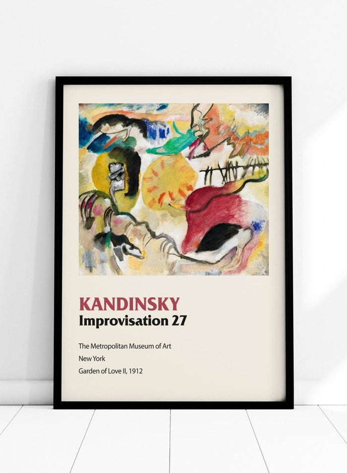 Wassily Kandinsky Improvisation 27 (Garden of Love II) Art Print_Sugar & Canvas_Wassily Kandinsky