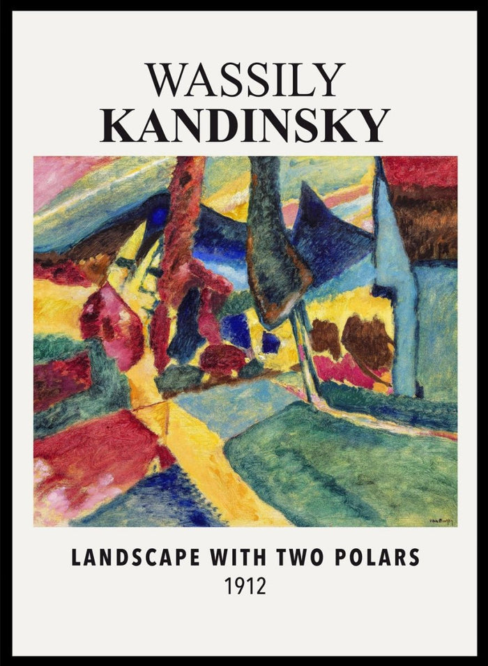 Wassily Kandinsky Landscape With Two Poplars Art Print_Sugar & Canvas_Wassily Kandinsky