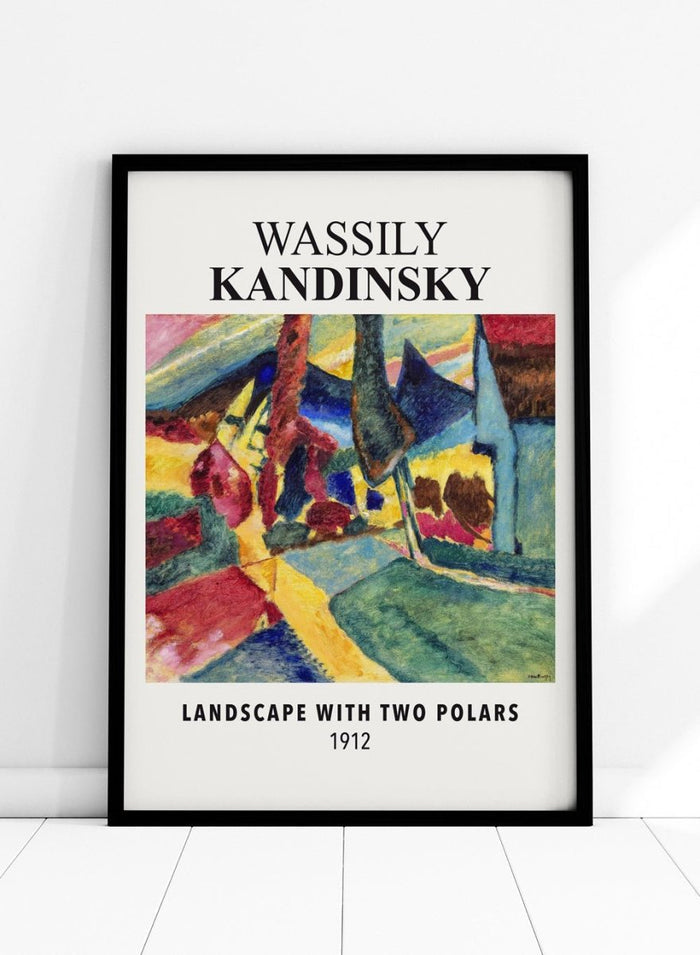 Wassily Kandinsky Landscape With Two Poplars Art Print_Sugar & Canvas_Wassily Kandinsky