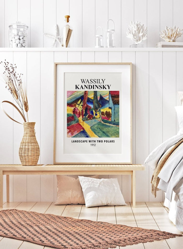 Wassily Kandinsky Landscape With Two Poplars Art Print_Sugar & Canvas_Wassily Kandinsky