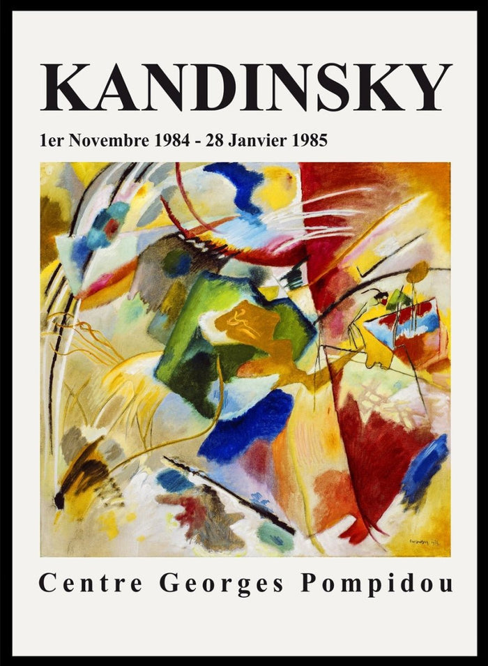 Wassily Kandinsky Painting with Green Center Art Print_Sugar & Canvas_Wassily Kandinsky