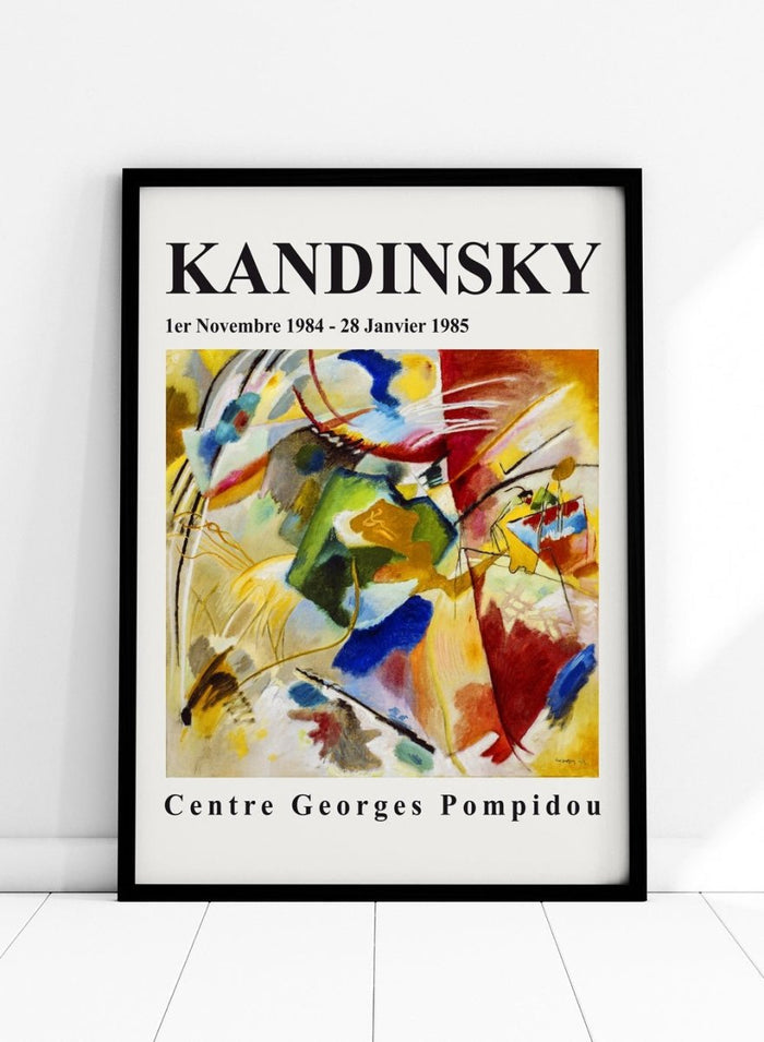 Wassily Kandinsky Painting with Green Center Art Print_Sugar & Canvas_Wassily Kandinsky