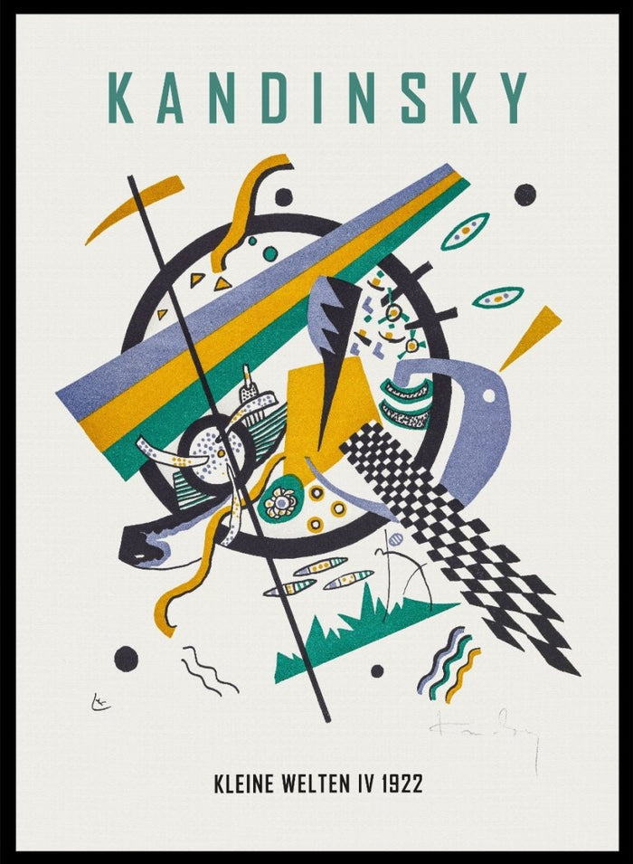 Wassily Kandinsky Small Worlds IV Art Print_Sugar & Canvas_Wassily Kandinsky
