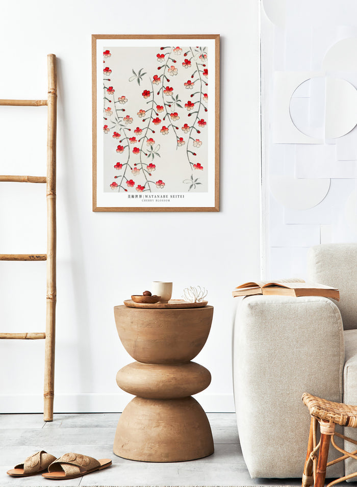 Watanabe Seitei Cherry Blossom Art Print