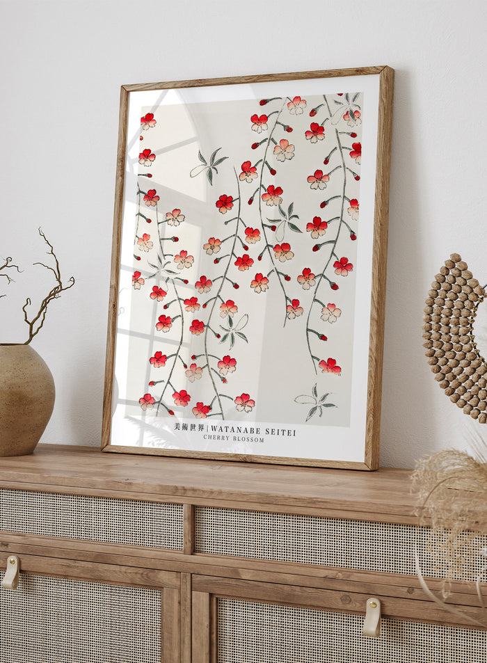 Watanabe Seitei Cherry Blossom Art Print