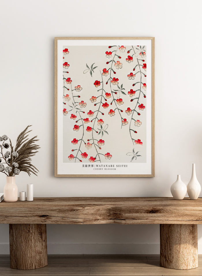 Watanabe Seitei Cherry Blossom Art Print